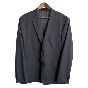 Lauren Ralph Lauren blazer men's 46R gray wool sport coat suit jacket slim fit
